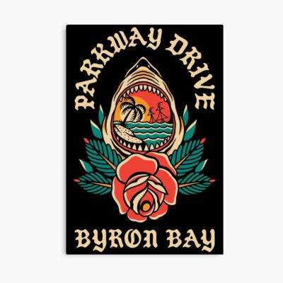 Parkway Drive Merch Byron Shark Poster Official Parkway Drive Merch