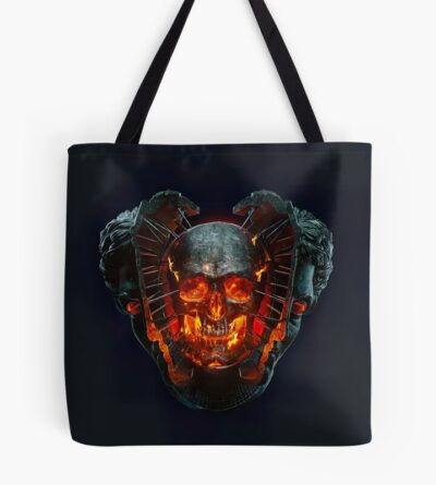 Fire Head Skull - Parkway Drive Tote Bag Official Parkway Drive Merch