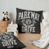 Parkway Drive Cover Throw Pillow Official Parkway Drive Merch