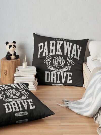 Parkway Drive Cover Throw Pillow Official Parkway Drive Merch