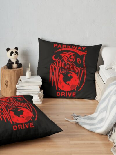 Parkway Drive Band Fan Art Throw Pillow Official Parkway Drive Merch