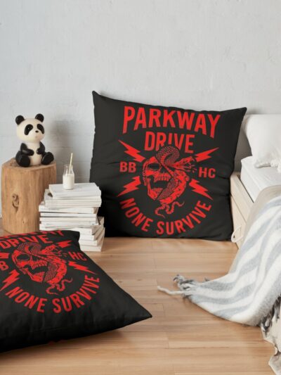 Parkway Drive Band Fan Art Throw Pillow Official Parkway Drive Merch