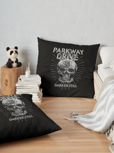 Parkway Drive Band Best Logo Throw Pillow Official Parkway Drive Merch