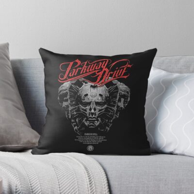 Parkway Drive Devil Throw Pillow Official Parkway Drive Merch