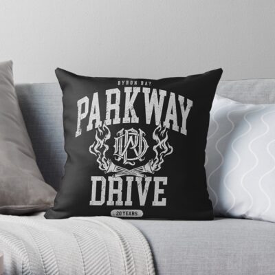 Parkway Drive Cover Throw Pillow Official Parkway Drive Merch