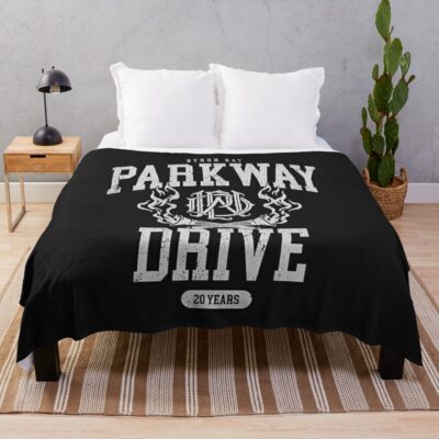 Parkway Drive Cover Throw Blanket Official Parkway Drive Merch