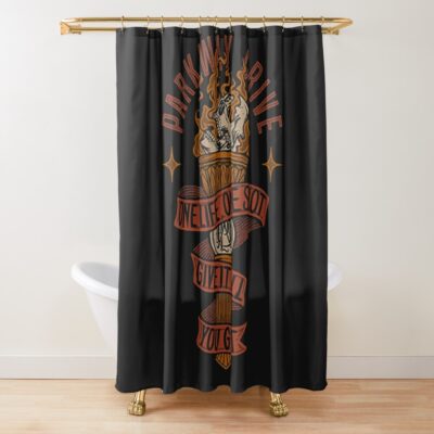 Cover Art Logo Shower Curtain Official Parkway Drive Merch