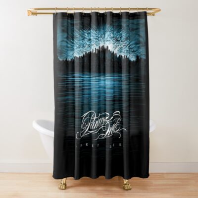 Deep Blue Shower Curtain Official Parkway Drive Merch